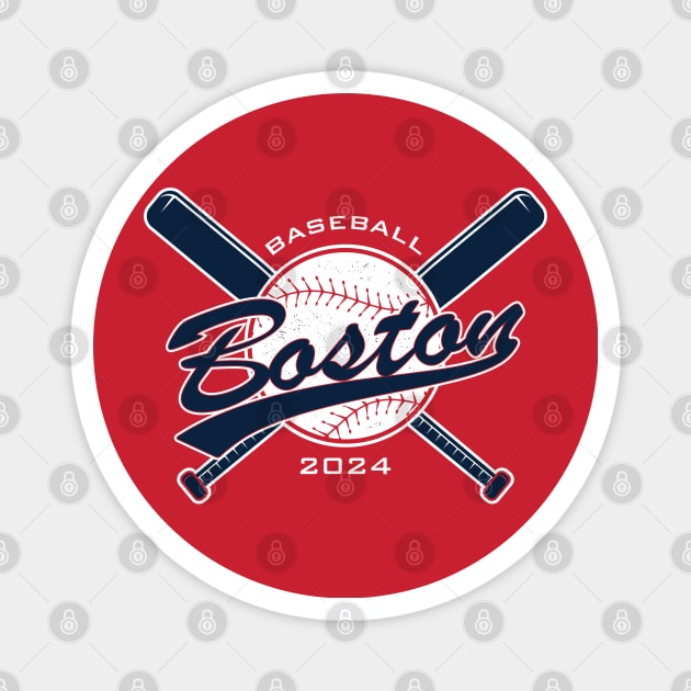 Red Sox 2024 Magnet by Nagorniak